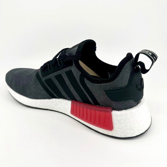 Adidas Originals NMD R1 Core Black Blue Red Mens Running Sneakers HQ4452 - Picture 3 of 6